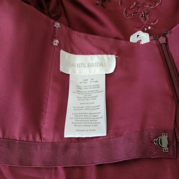 Satin Off the Shoulder Gown - Picture 4 of 5